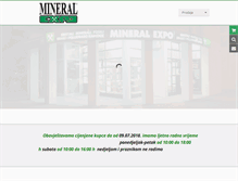 Tablet Screenshot of mineralexpo.hr